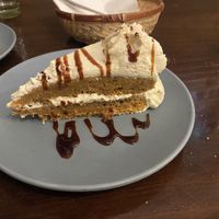 Carrot cake  at Vegan Rock in Sevilla