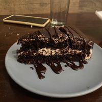 Chocolate cake  at Vegan Rock in Sevilla
