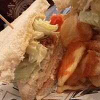 No-Bacon Sandwich at Vegan Rock in Sevilla