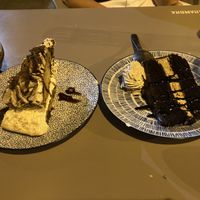 Chocolat cake and tiramisu cake   at Vegan Rock in Sevilla