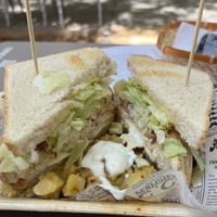 No prawn sandwich   at Vegan Rock in Sevilla