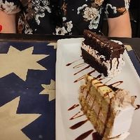 Oreo and San Marcos cakes at Vegan Rock in Sevilla