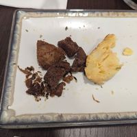 Chicharrones y tortilla at Vegan Rock in Sevilla