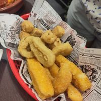 Pescaíto frito 😍 at Vegan Rock in Sevilla