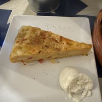 potato tortilla  at Vegan Rock in Sevilla