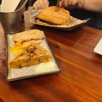 Tortilla etc. at Vegan Rock in Sevilla