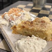 Omelette and tuna salad  at Vegan Rock in Sevilla