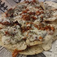 Nachos norteños (el queso es casero y están buenísimos) at Vegan Rock in Sevilla