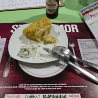 Tortilla de patata vegana superriquisima at Vegan Rock in Sevilla