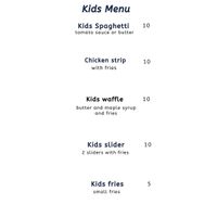 Menu   at Too Good Friend's Diner in Acton