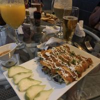   at Dawn on the Amazon Cafe in Iquitos