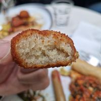 Fried cheese ball at Tibits - Gurtengasse in Bern