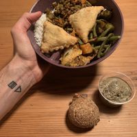 Too Good to Go vegan plater  at Tibits - Gurtengasse in Bern