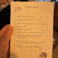 Menu   at Hazel Coffeebar in Noord-holland