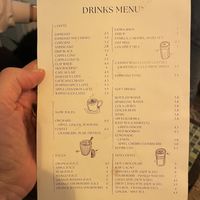 Menu  at Hazel Coffeebar in Noord-holland