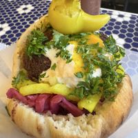 Falafel pita  at PAOLINA in New York City