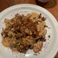 glazed cauli appetizer with tahini sauce yum but acquired taste!  at Pita Jungle - Dana Park in Mesa