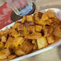 Batatas bravas at Tortilla & Gazpacho Spanish Restaurant in Chang Wat Surat Thani