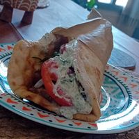  at Sacred Garden Plant Based Deli in Rhodes