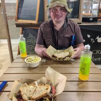  at Sacred Garden Plant Based Deli in Rhodes