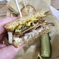 Reuben   at Sacred Garden Plant Based Deli in Rhodes