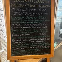   at Sacred Garden Plant Based Deli in Rhodes