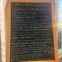   at Sacred Garden Plant Based Deli in Rhodes