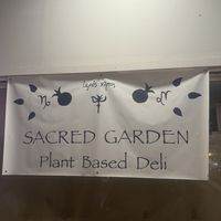   at Sacred Garden Plant Based Deli in Rhodes