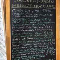   at Sacred Garden Plant Based Deli in Rhodes