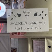   at Sacred Garden Plant Based Deli in Rhodes