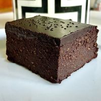 Sweet potato brownie at Organic Foods & Café - Cityland Mall in Dubai