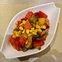 Sweetcorn medley  at Eat & Meat in Dubai