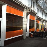 outside at Circle Cafe Bar in Carlisle