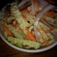 lemon and almond slaw at Circle Cafe Bar in Carlisle