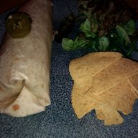 burrito at Circle Cafe Bar in Carlisle
