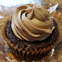 double chocolate cupcake at Ocean Organics in Toms River