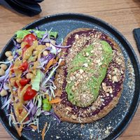 Avocado hummus toast at Restoran KUĆA PROTEINA in Mostar