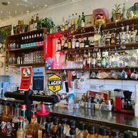 The bar at True North in Coburg