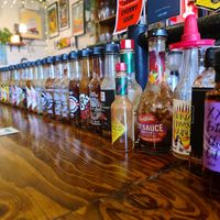 Hot sauce anyone? at True North in Coburg