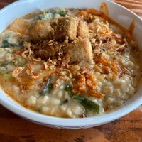 savoury porridge goblin - sweet, spicy and delicious   at True North in Coburg