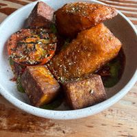 Hash with tofu  at True North in Coburg