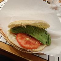 Arepa vegana at Arepa Café Lima in Provincia De Lima