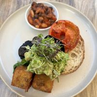 Vegan breakfast   at Rowdy's Cafe in Rockingham