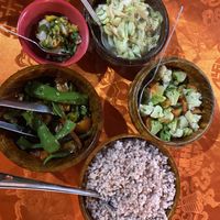 Vegan set menu   at Folk Heritage Museum Restaurant in Thimphu