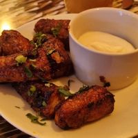 Bbq chicken wings at Big Scoffs Diner in Leeds