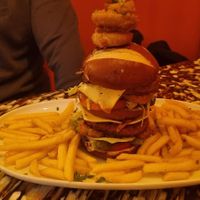 Scrappy doo burger at Big Scoffs Diner in Leeds
