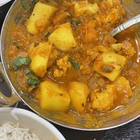Aloo Gobi 💚  at Spice Village in Apple Valley