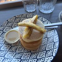 Vegan banana pancakes   at Green Hill Boutique in Kabupaten Manggarai Barat