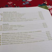 Menu 🌱 at Aterina in Korcula