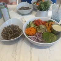 Veggie wrap bowl with quinoaa  at Pura Vida Miami  in Naples